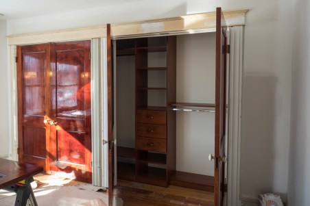 Master bedroom closet